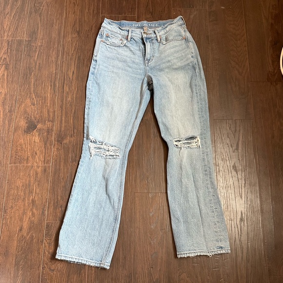 American Eagle AE 90s bootcut jeans 4 short - Picture 1 of 4